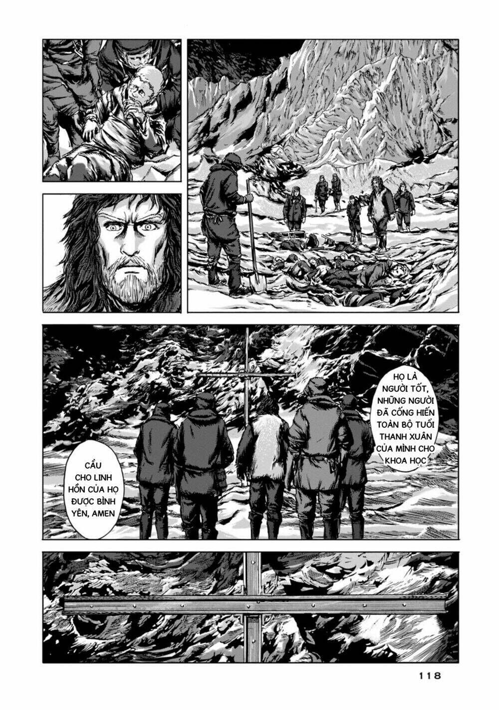 Kyouki No Sanmyaku Nite - At The Mountain Of Madness Chapter 11: Nơi diễn ra thảm kịch - Next Chapter 12: Bên dưới ngôi sao năm cánh