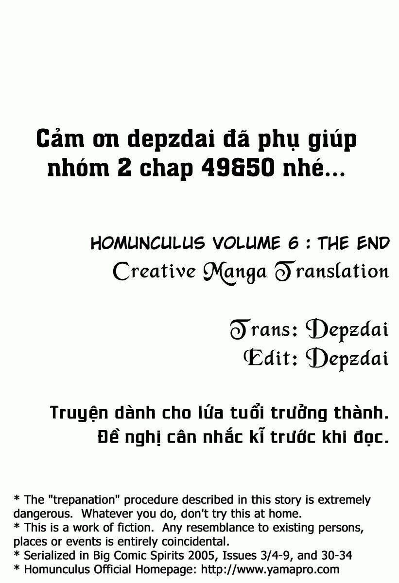 Homunculus Chapter 50 - Trang 1