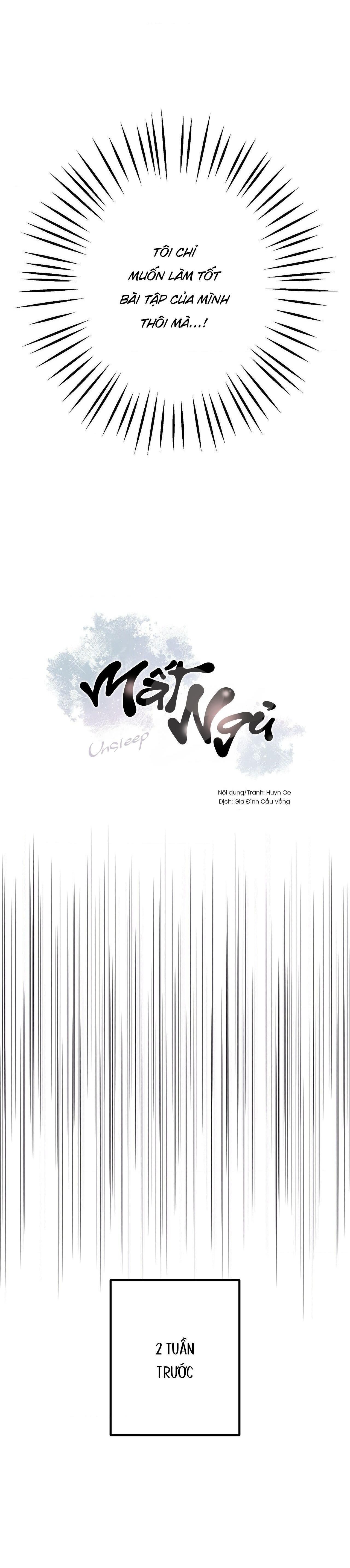 (UNSLEEP) MẤT NGỦ Chapter 1 - Trang 1