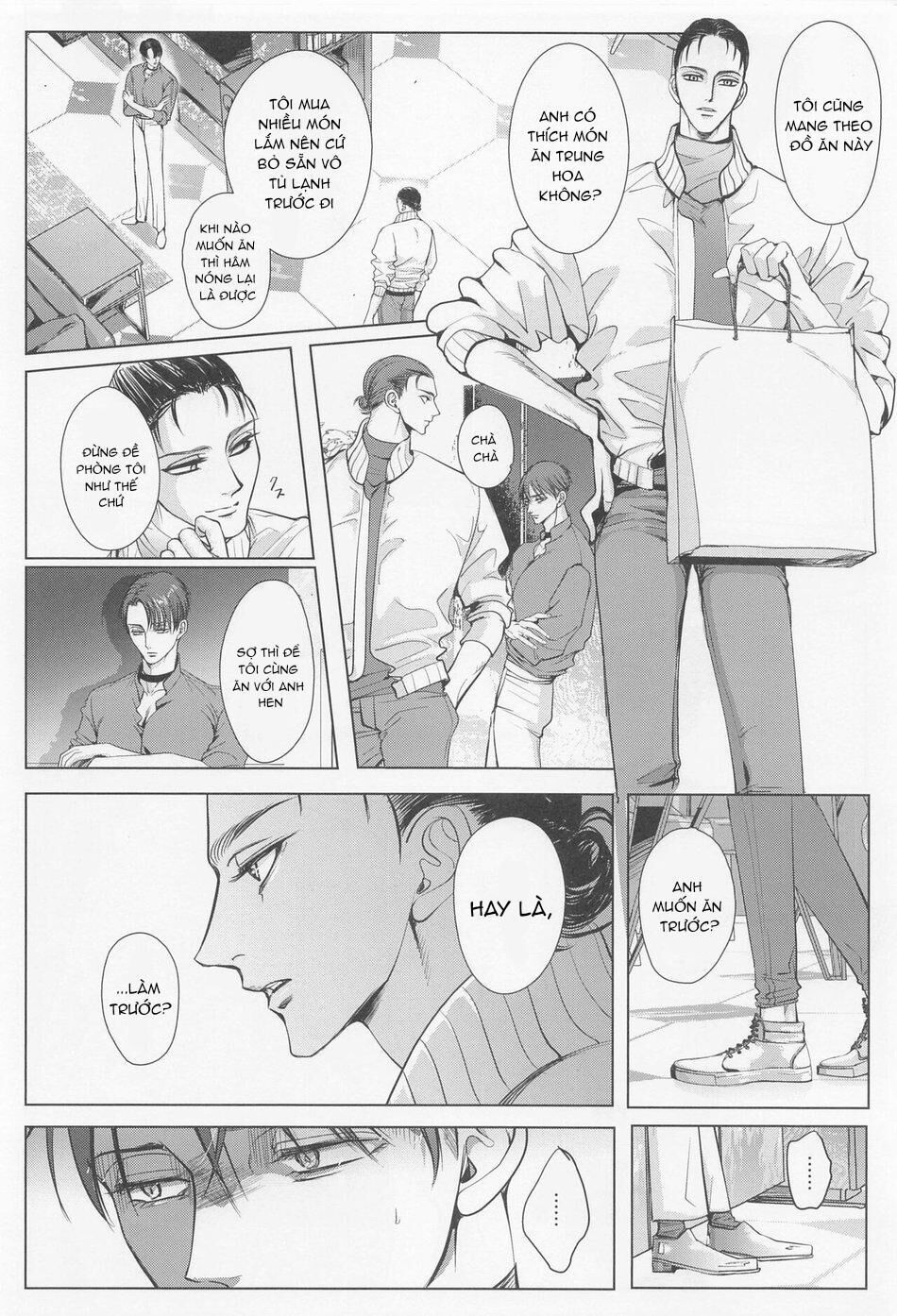 nơi husbando của bạn bị đụ ná thở Chapter 26 Levi - Trang 1