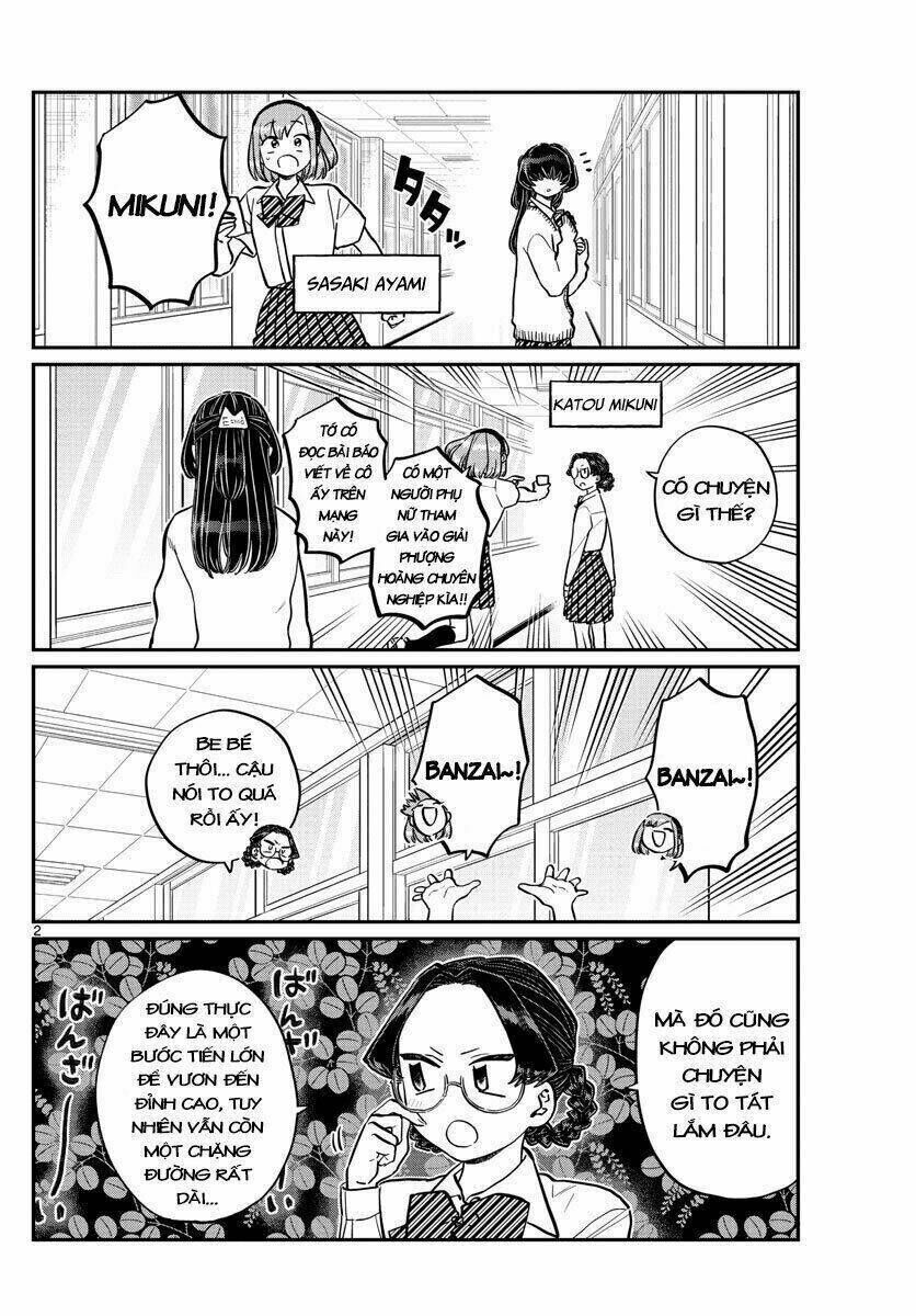 komi không thể giao tiếp chapter 216: emoyama-san thích những thứ emo - Trang 2