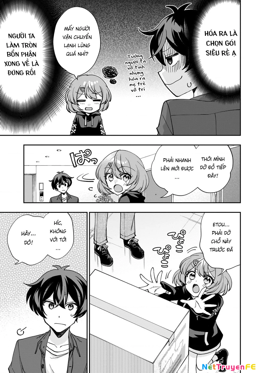 Net no "Oshi" to Real no "Oshi" ga Tonari ni Hikkoshite Kita Chapter 1 - Trang 2