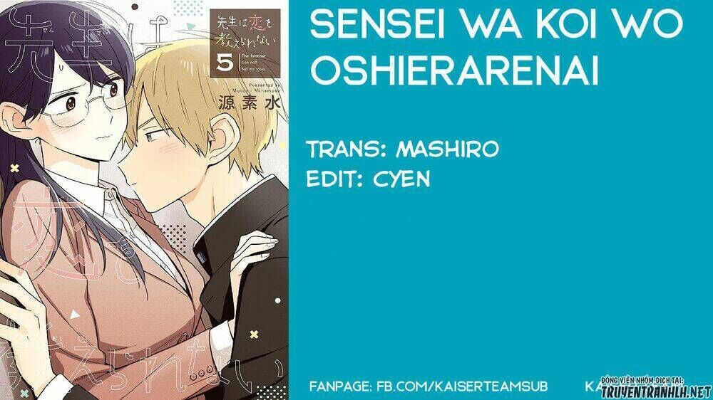 sensei wa koi o oshie rarenai chapter 34 - Next chapter 35