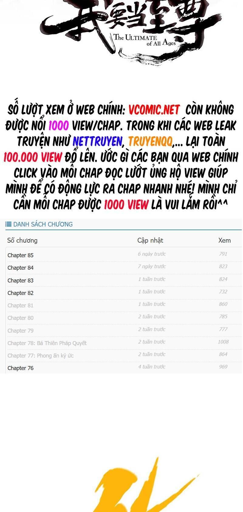 vạn cổ chí tôn chapter 143 - Trang 2