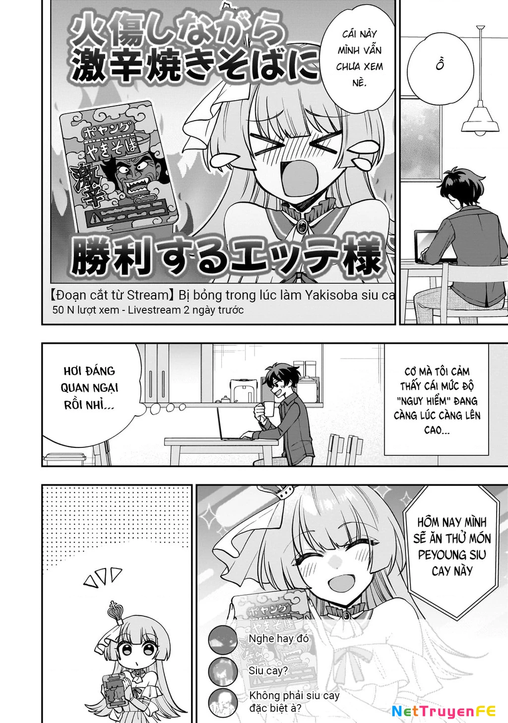 Net no "Oshi" to Real no "Oshi" ga Tonari ni Hikkoshite Kita Chapter 1 - Trang 2