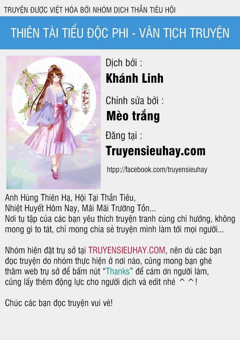 thiên tài tiểu độc phi chapter 95 - Trang 2