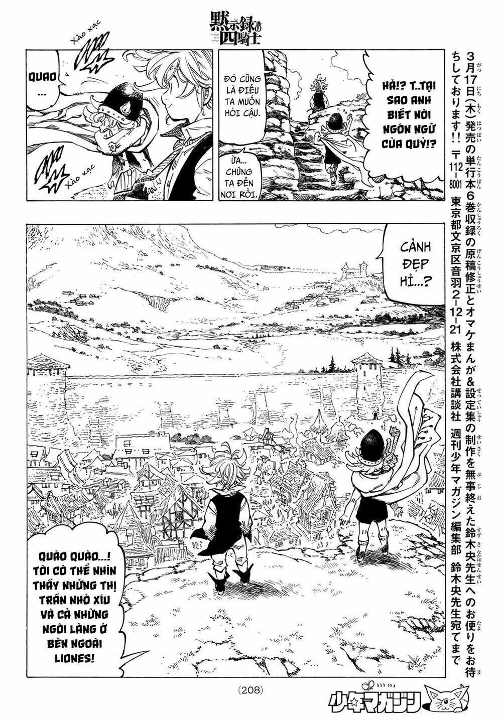 tứ kỵ sĩ khải huyền chapter 52: meliodas và percival - Trang 2