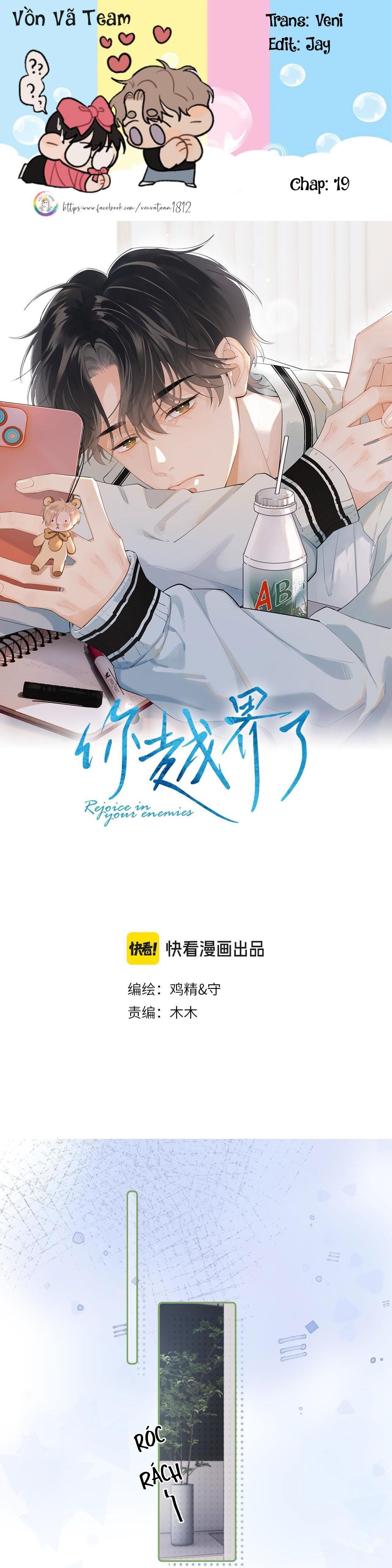 Cậu Vượt Giới Hạn Rồi Chapter 19 - Trang 1