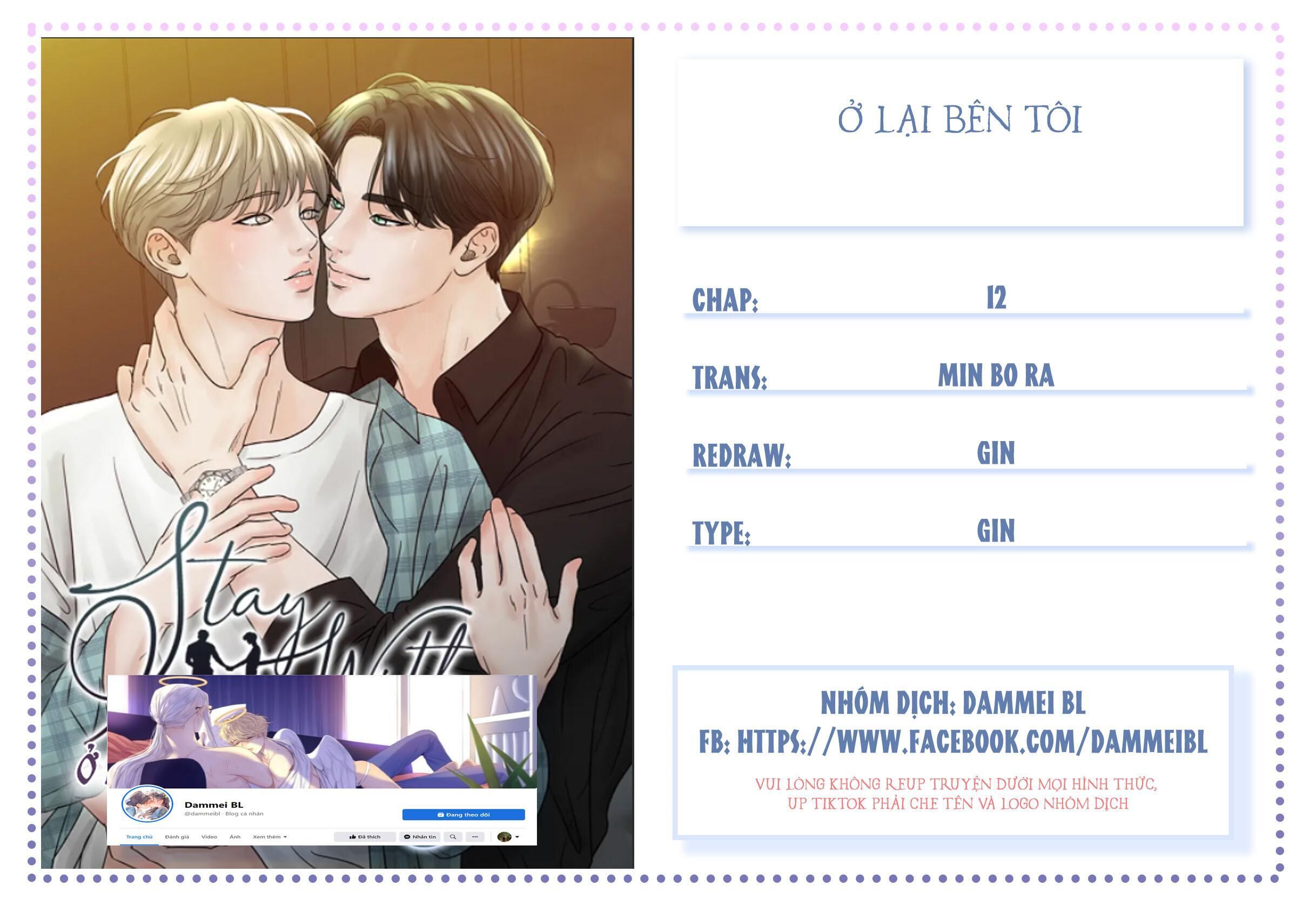 Ở LẠI BÊN TÔI Chapter 12 - Next Chapter 13