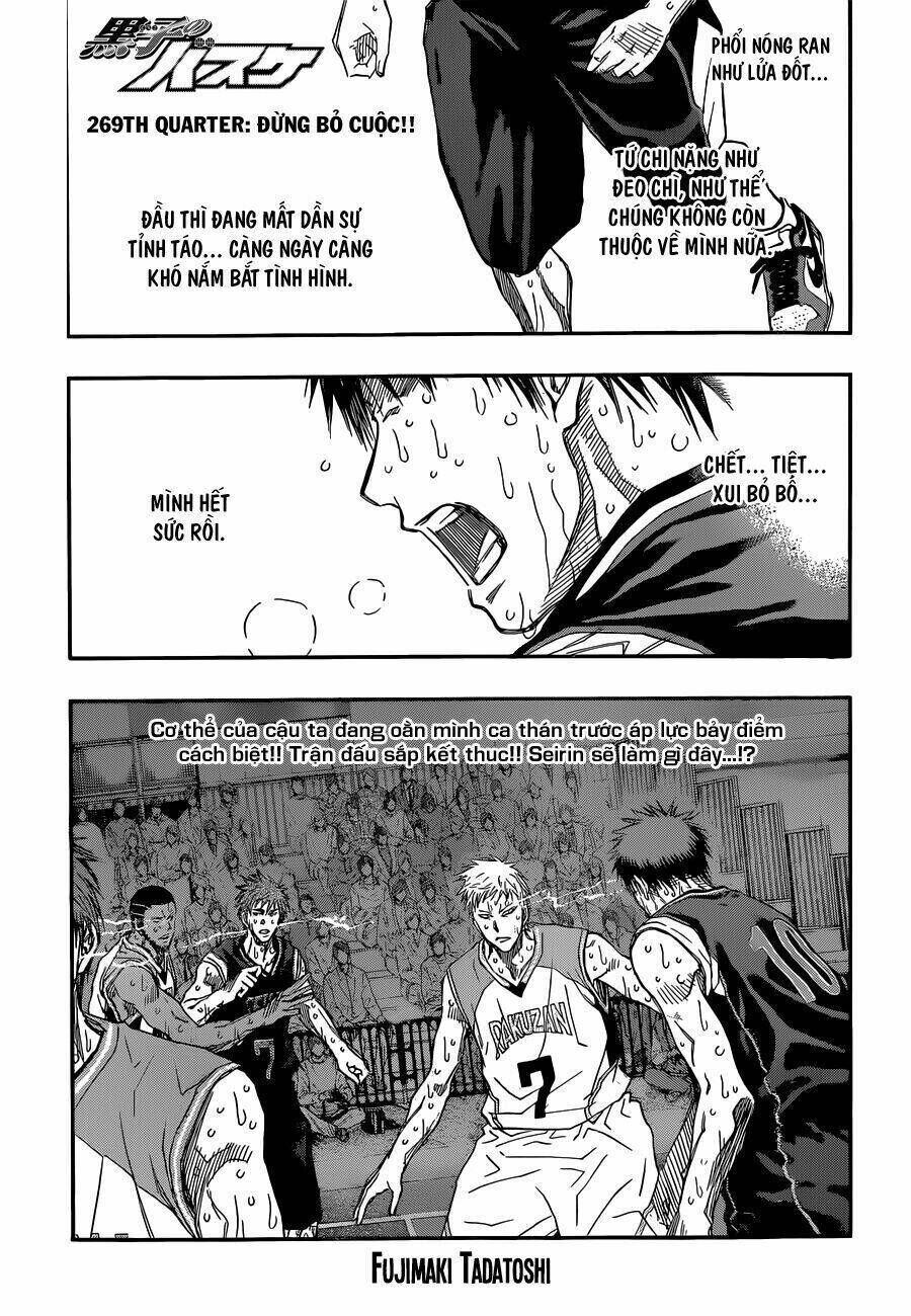 Vua Bóng Rổ Kuroko Chapter 269 - Trang 2