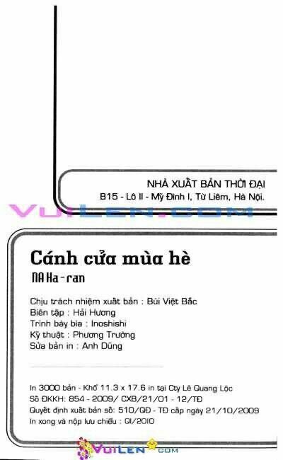 Cánh cửa mùa hè Chapter 7 - Trang 2