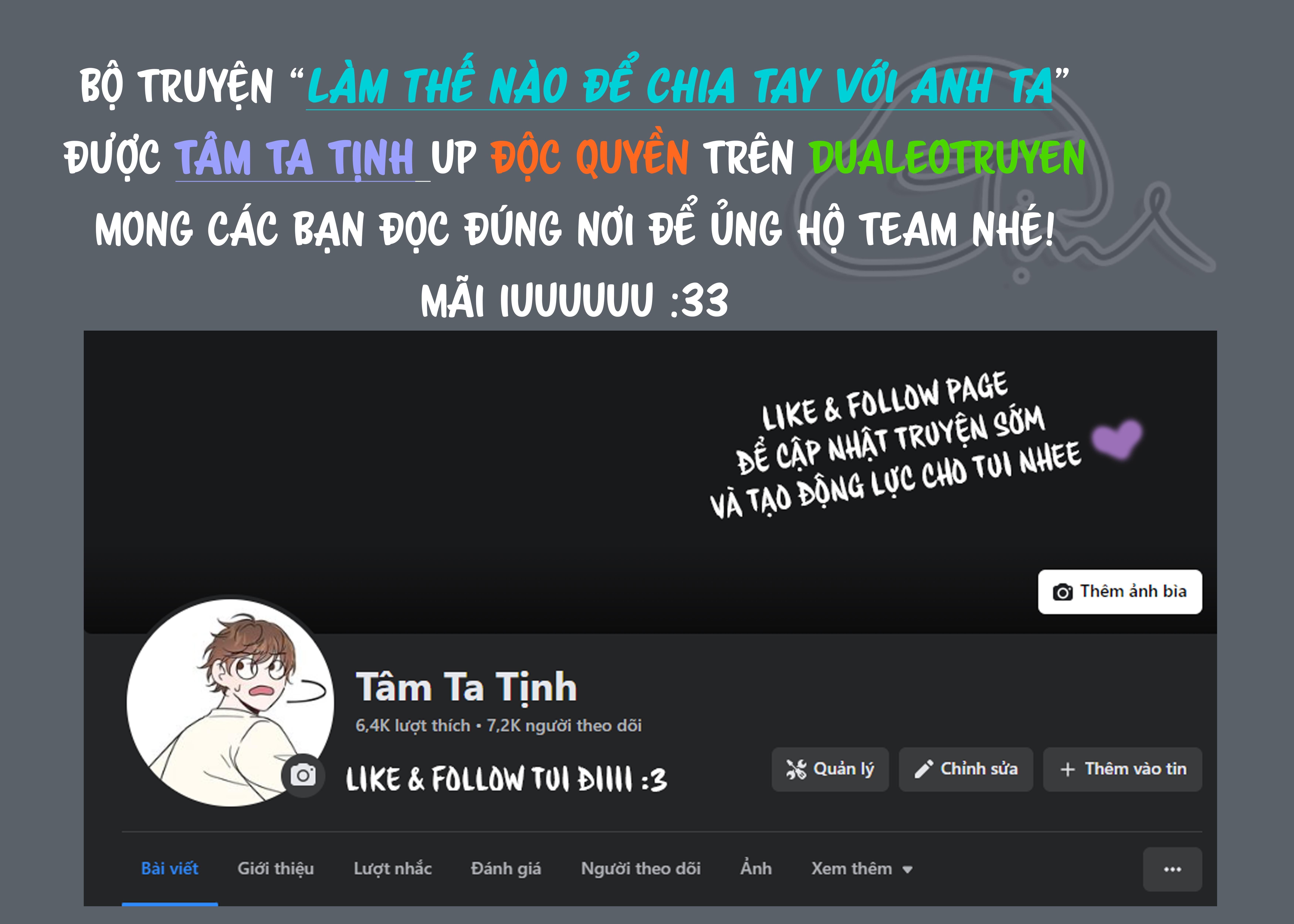 làm thế nào để chia tay với anh ta Chapter 9 - Trang 1