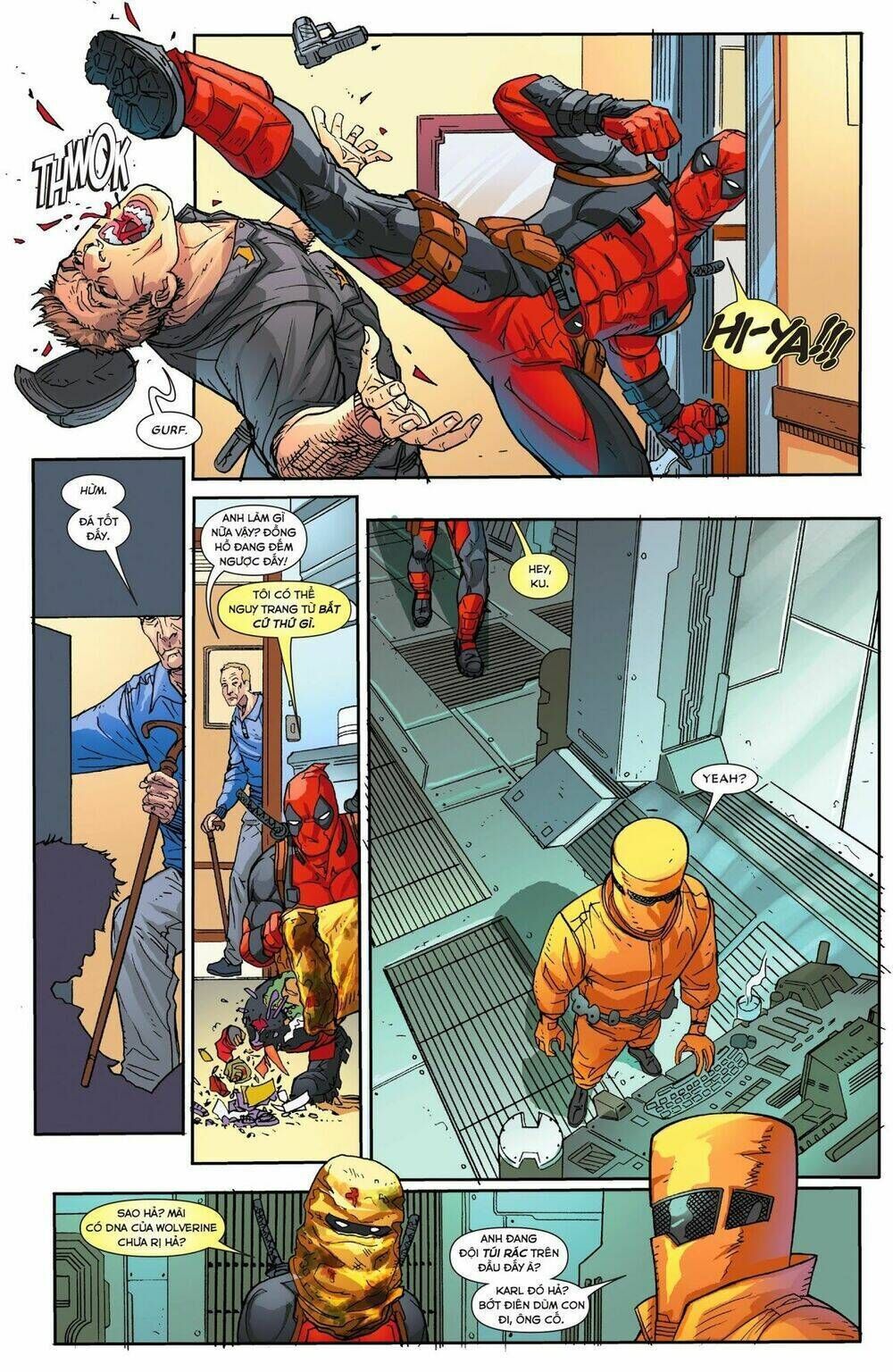 death of wolverine - deadpool & captain america [one shot] chương 1 - Trang 2