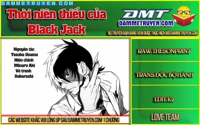 thời niên thiếu của black jack chương 2 - Next chương 3