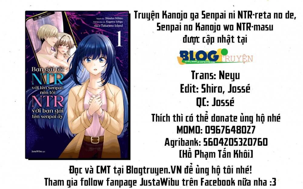 bạn gái tôi bị ntr bởi senpai của tôi, nên tôi ntr bạn gái của tên senpai ấy Chapter 8 - Trang 2