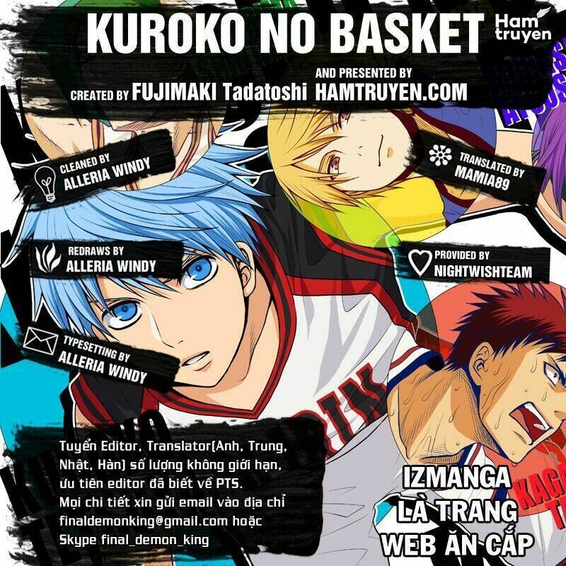 Vua Bóng Rổ Kuroko Chapter 269 - Trang 2