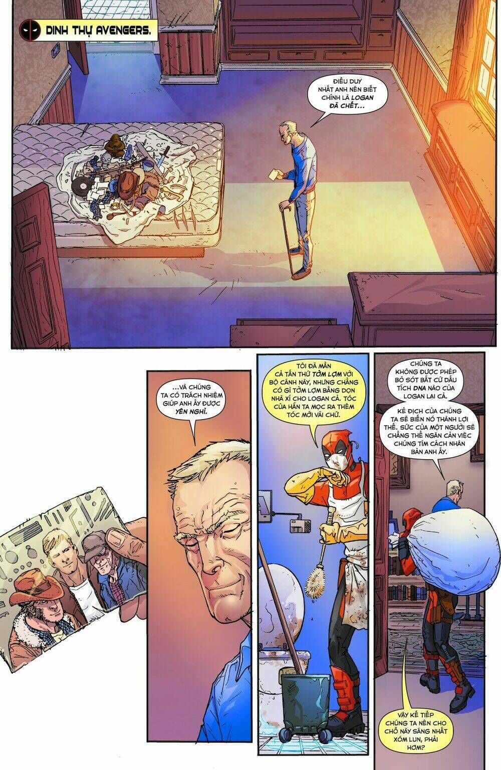 death of wolverine - deadpool & captain america [one shot] chương 1 - Trang 2