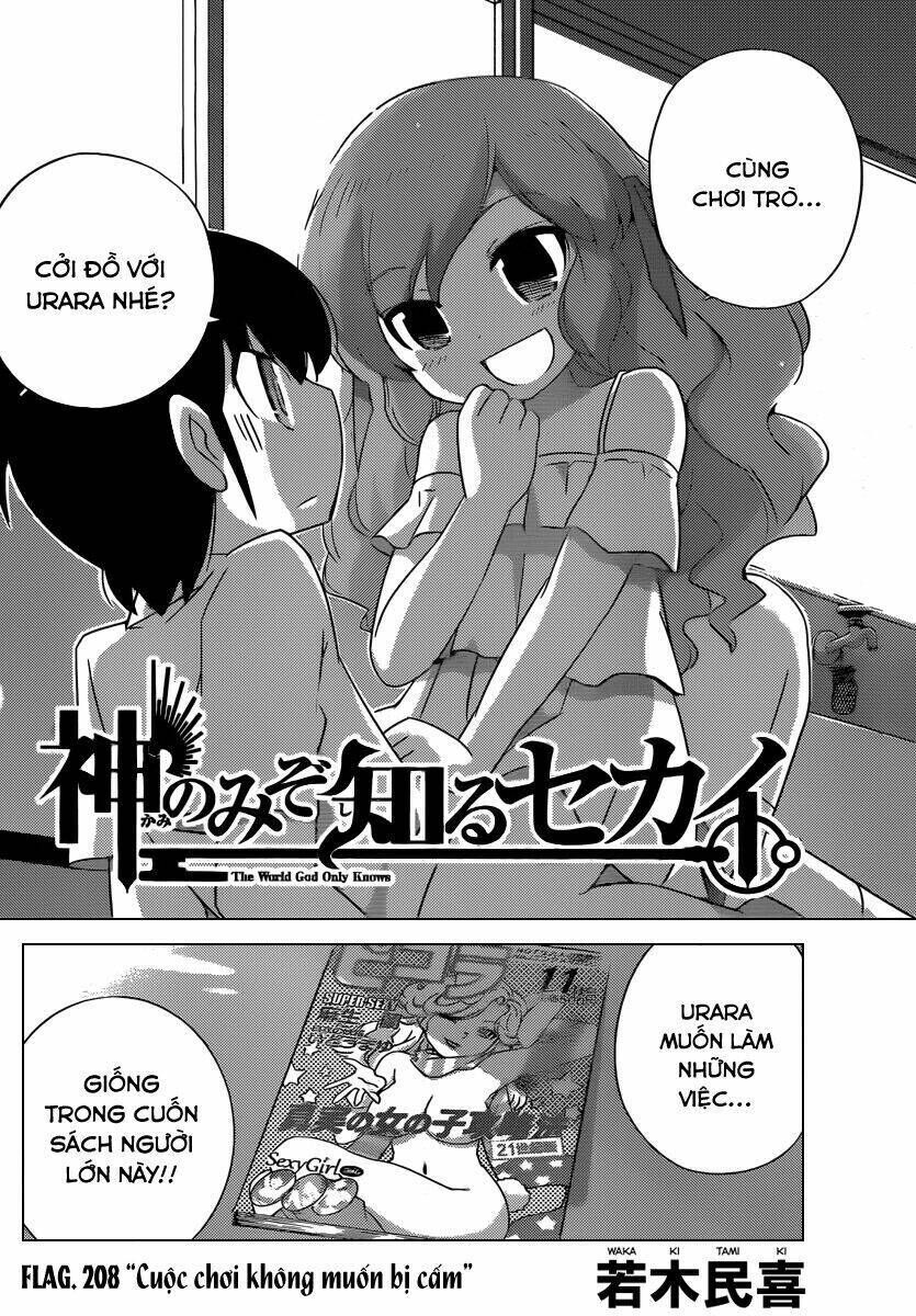 The World God Only Knows - Kami nomi zo Shiru Sekai Chapter 208 - Trang 2