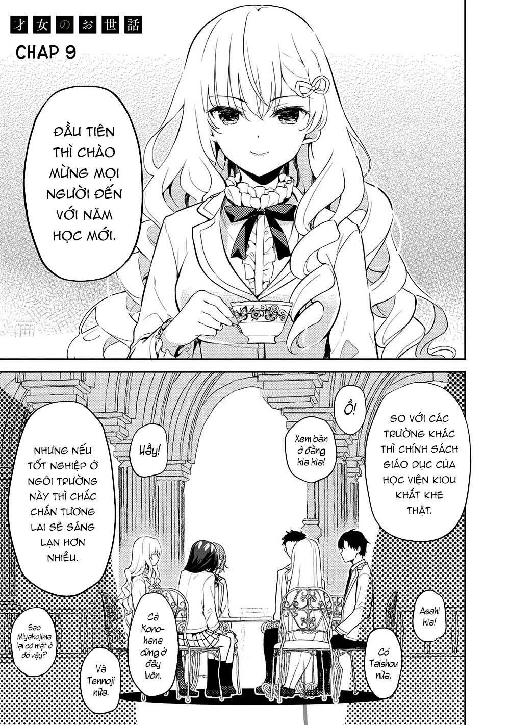 saijo no osewa takane no hana-darakena meimon-kou de, gakuin ichi no ojou-sama chapter 9 - Trang 2