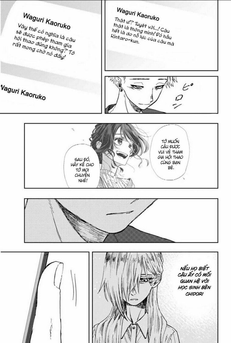 the fragrant flower blooms with dignity - kaoru hana wa rin to saku chapter 8: tình bạn - Next chapter 9: sự hiện diện của waguri-san