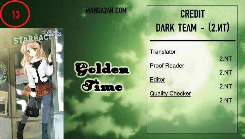 Golden Time Chapter 13 - Trang 2