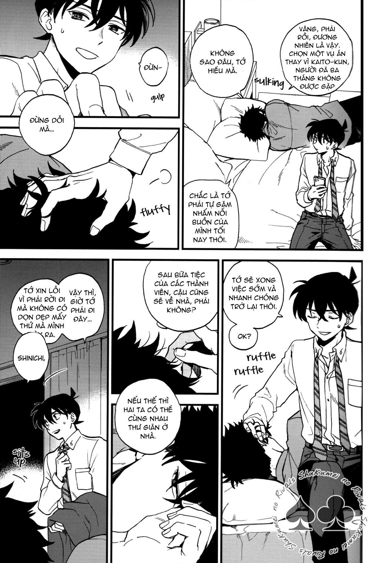 DJ Detective Conan Chapter 2 KaitoxShinichi - Trang 2