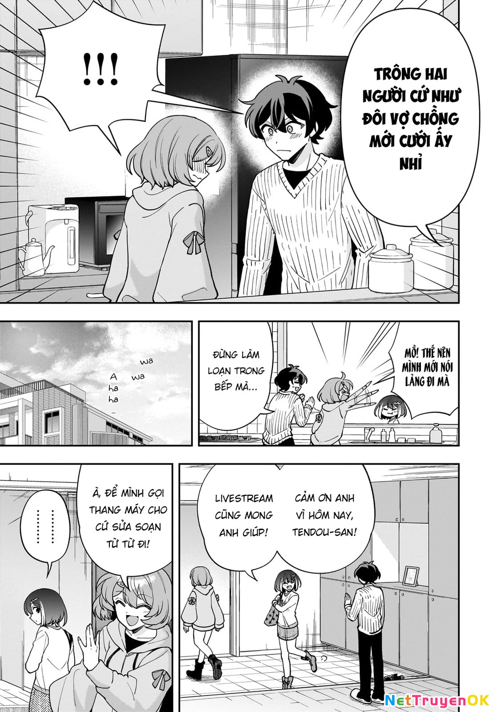 Net no "Oshi" to Real no "Oshi" ga Tonari ni Hikkoshite Kita Chapter 11 - Trang 1