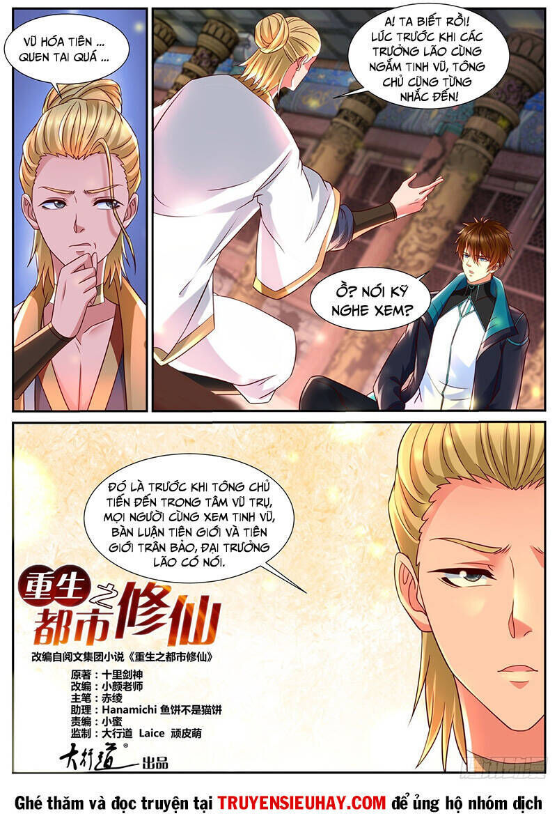 trọng sinh đô thị tu tiên chapter 838 - Trang 2