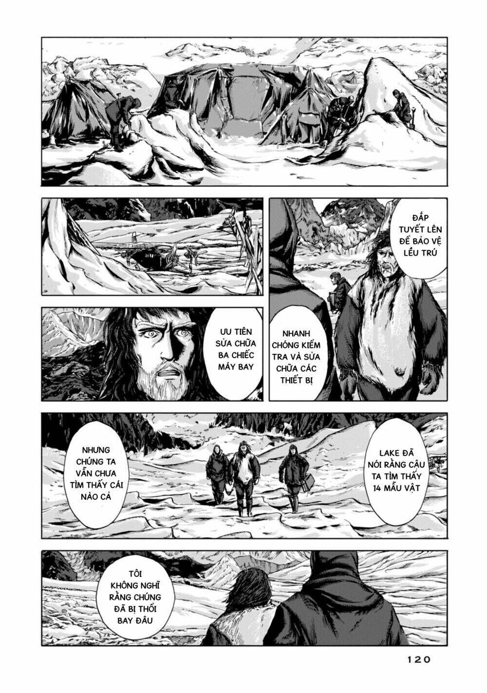 Kyouki No Sanmyaku Nite - At The Mountain Of Madness Chapter 11: Nơi diễn ra thảm kịch - Next Chapter 12: Bên dưới ngôi sao năm cánh