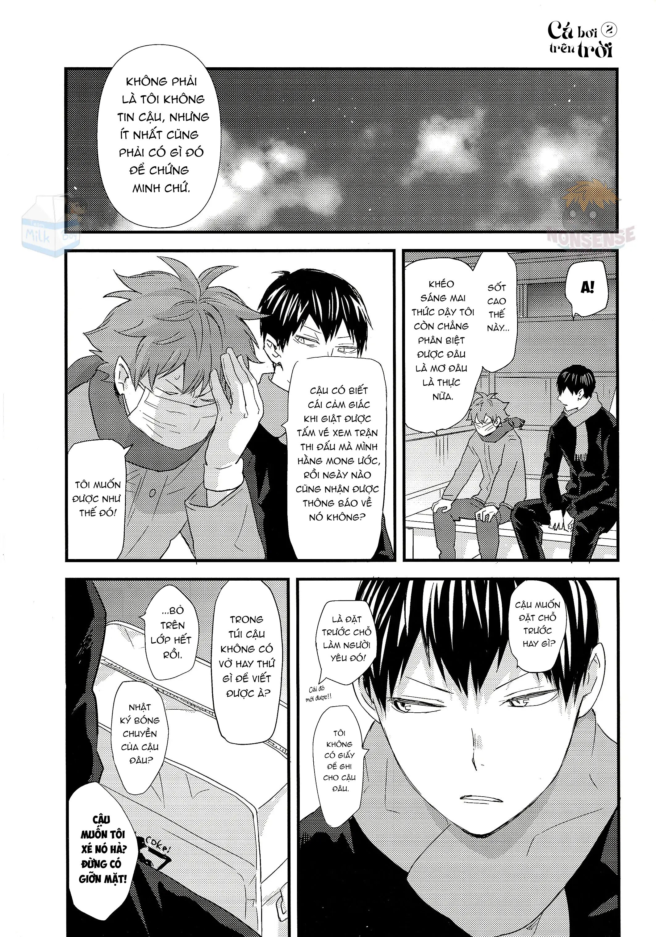 [KAGEHINA DOUJINSHI] - CÁ BƠI TRÊN TRỜI Chapter 2 - Trang 2