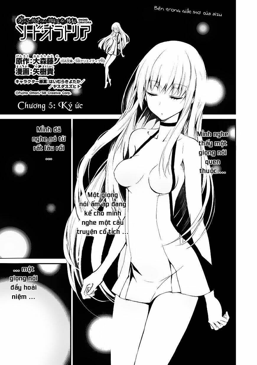 dungeon ni deai wo motomeru no wa machigatte iru darou ka gaiden - sword oratoria chương 5 - Trang 2