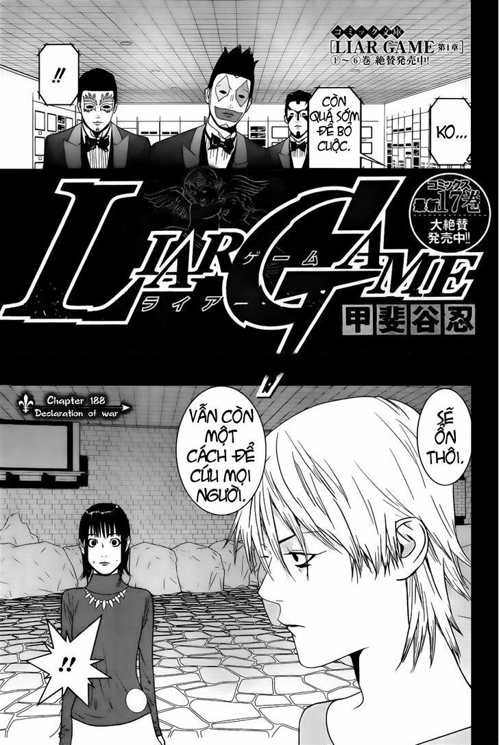 Liar Game Chapter 188 - Trang 2