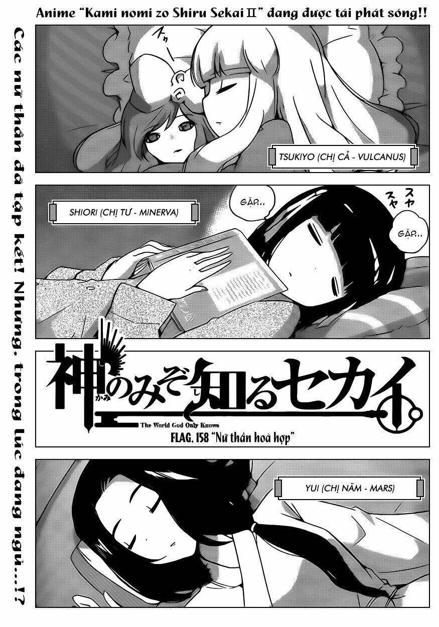 The World God Only Knows - Kami nomi zo Shiru Sekai Chapter 158 - Trang 2