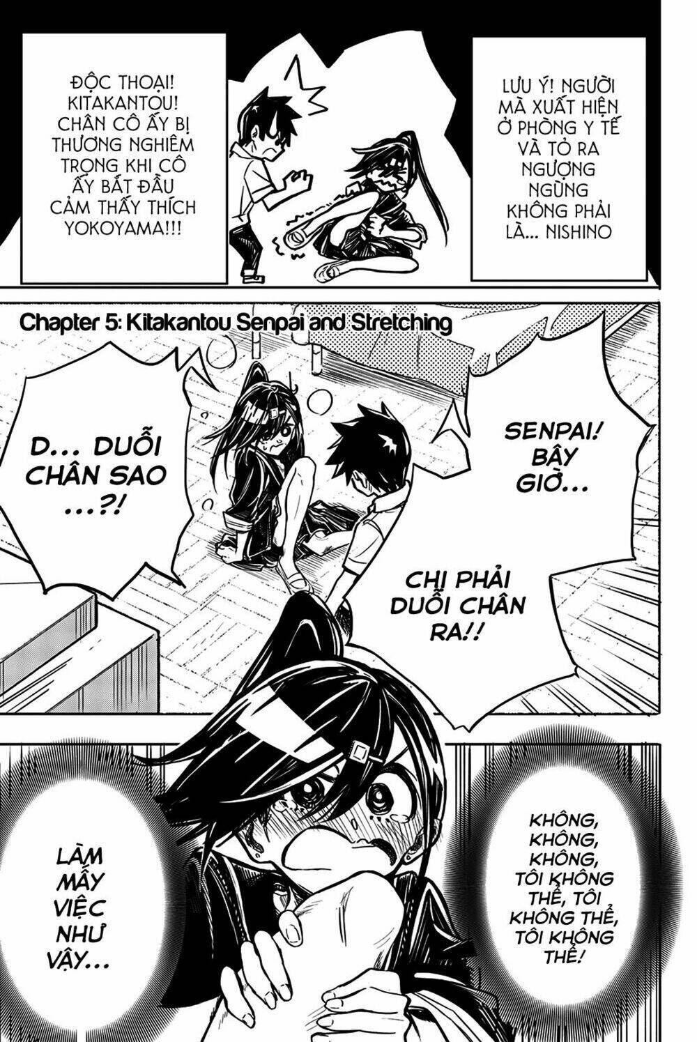 does she like me?! chapter 5: kitakantou senpai and stretching - Trang 2