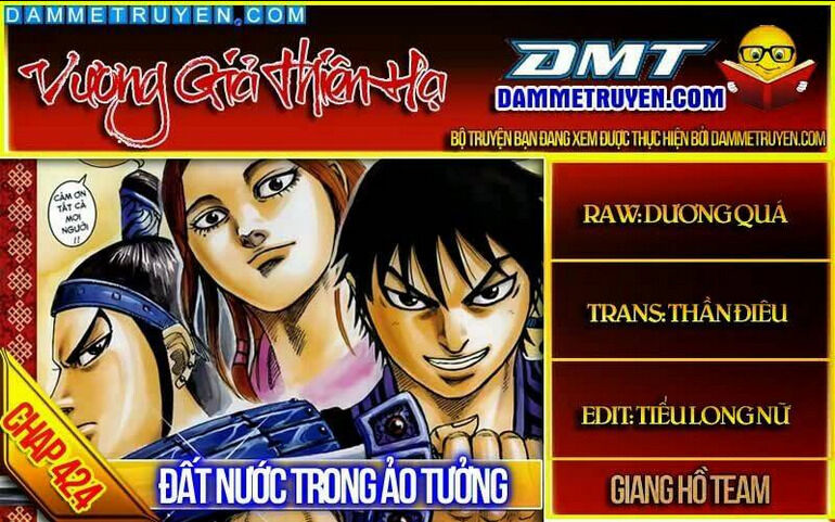 kingdom - vương giả thiên hạ chapter 424 - Next chapter 425