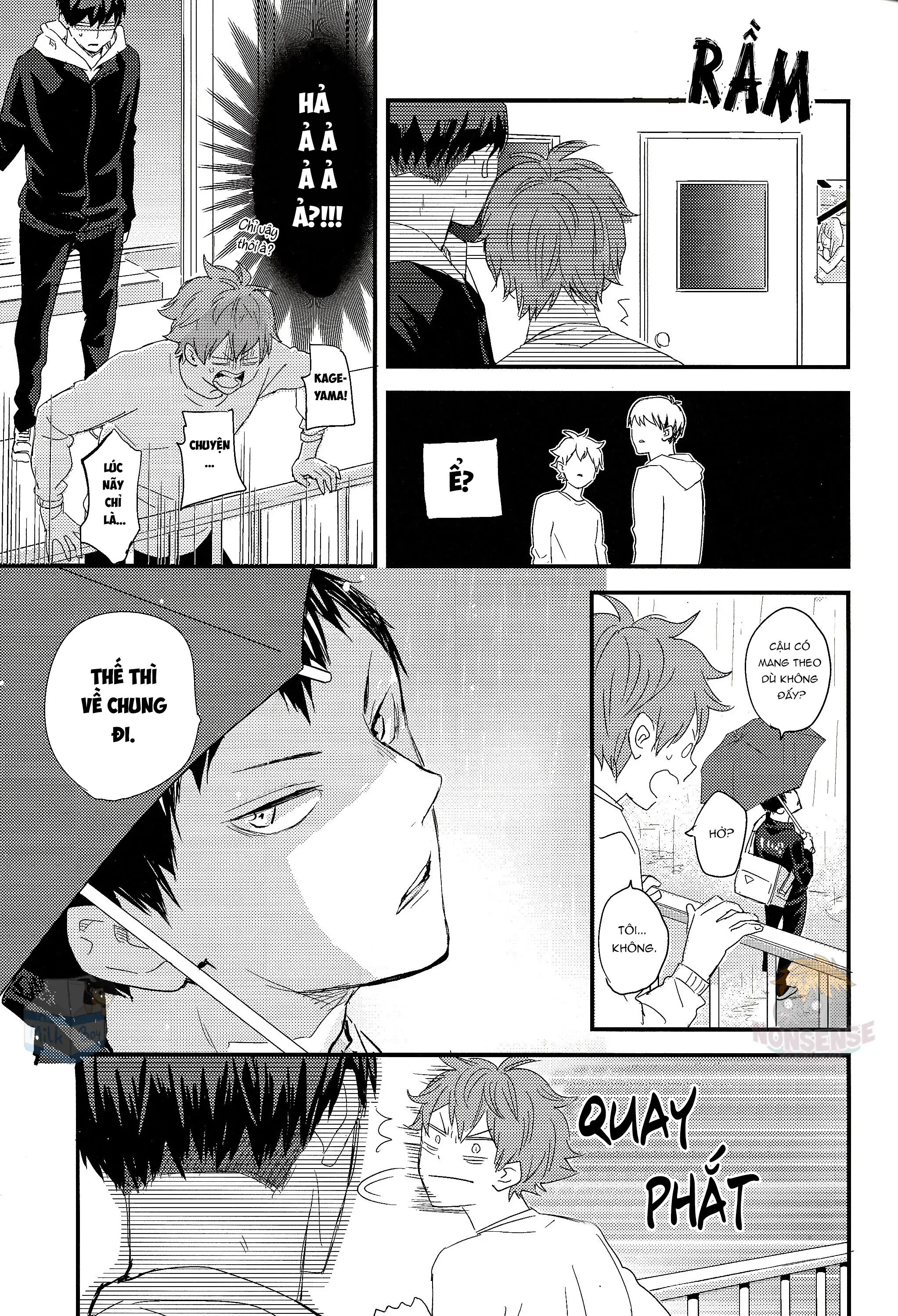 [KAGEHINA DOUJINSHI] - CÁ BƠI TRÊN TRỜI Chapter 2 - Trang 2