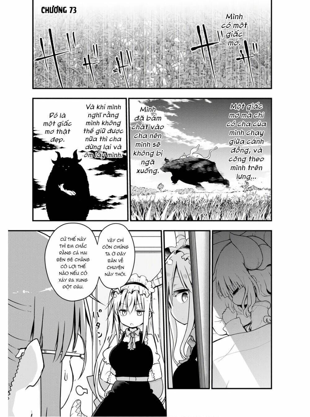 cuộc sống trả ơn của nàng rồng tohru! chapter 73: \"kanna và lá thư bị bỏ lại\" - Trang 2