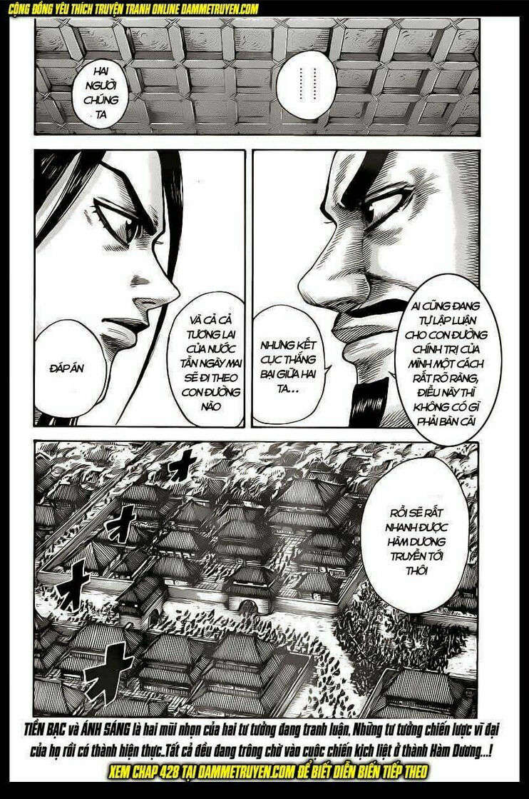 kingdom - vương giả thiên hạ chapter 427 - Next chapter 428