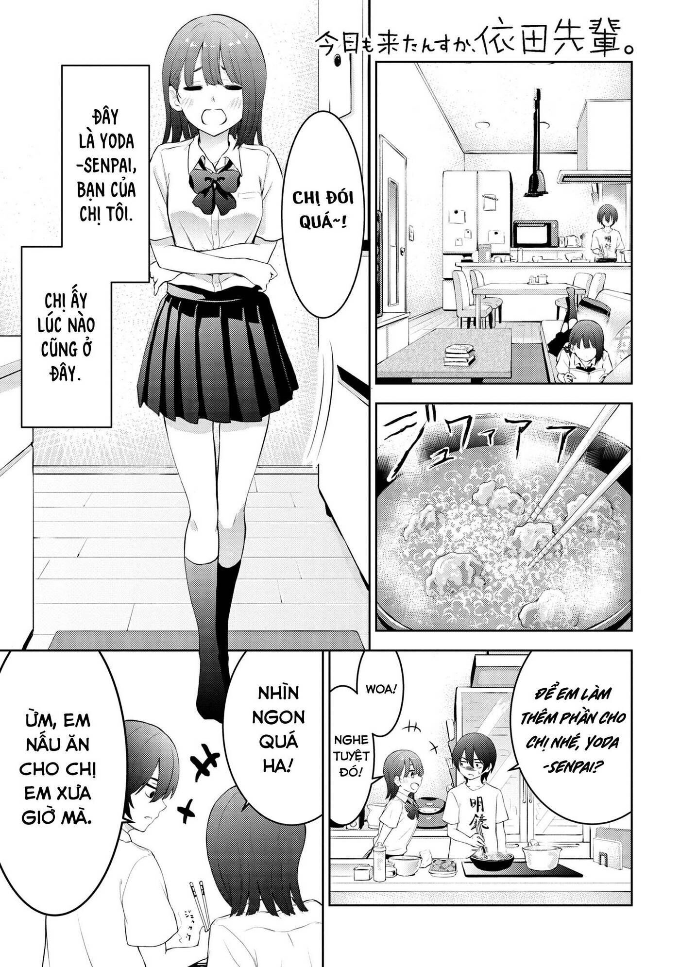 Hôm nay chị lại tới nữa à, Yoda-senpai? Chapter 2 - Trang 2