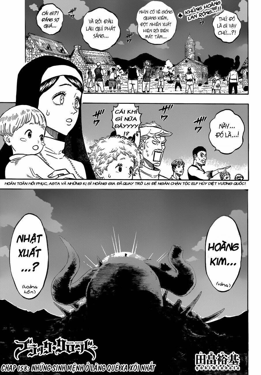 black clover - pháp sư không phép thuật chapter 158 - Trang 2