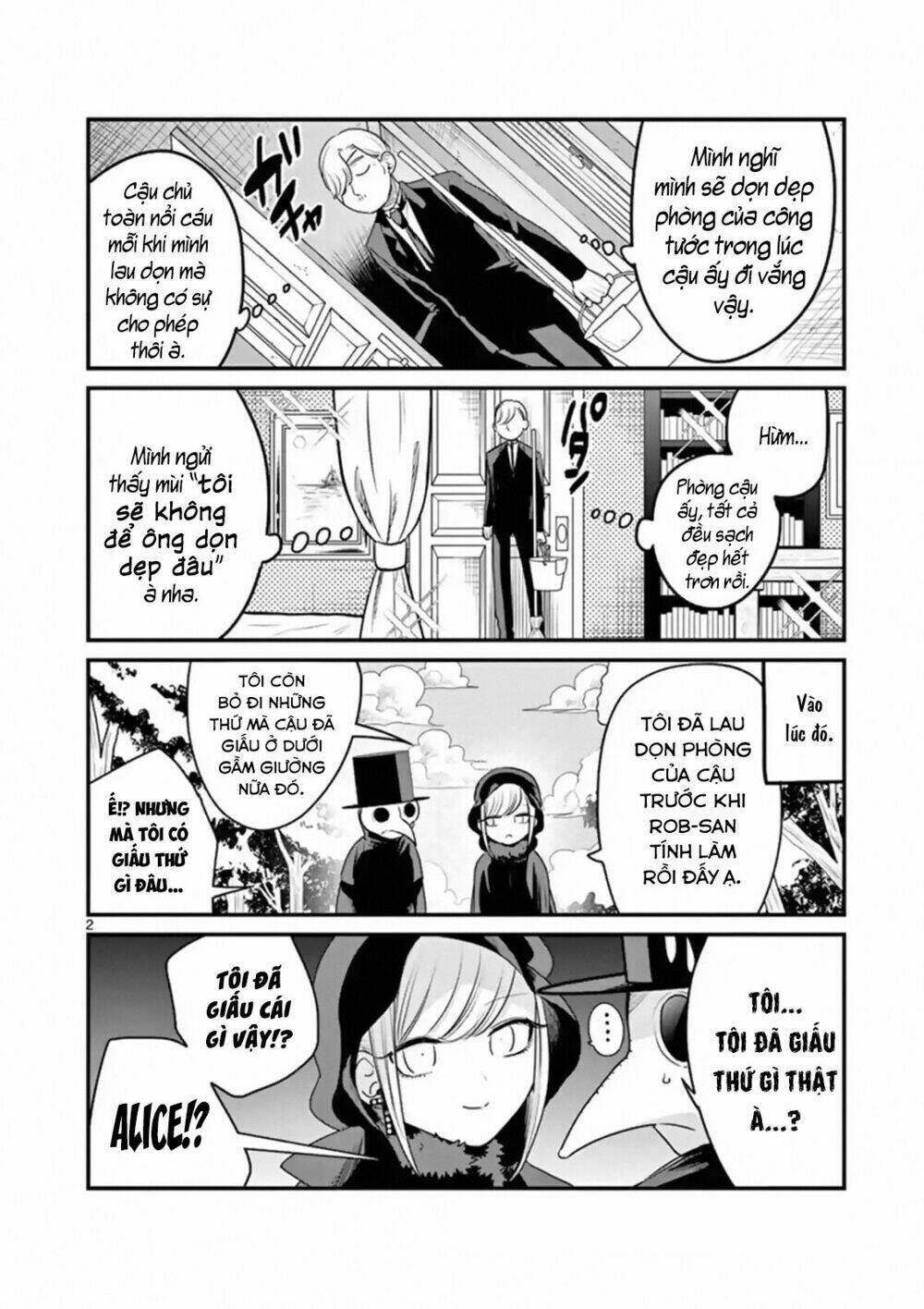 shinigami bocchan to kuro maid chapter 95: mừng về nhà - Trang 2