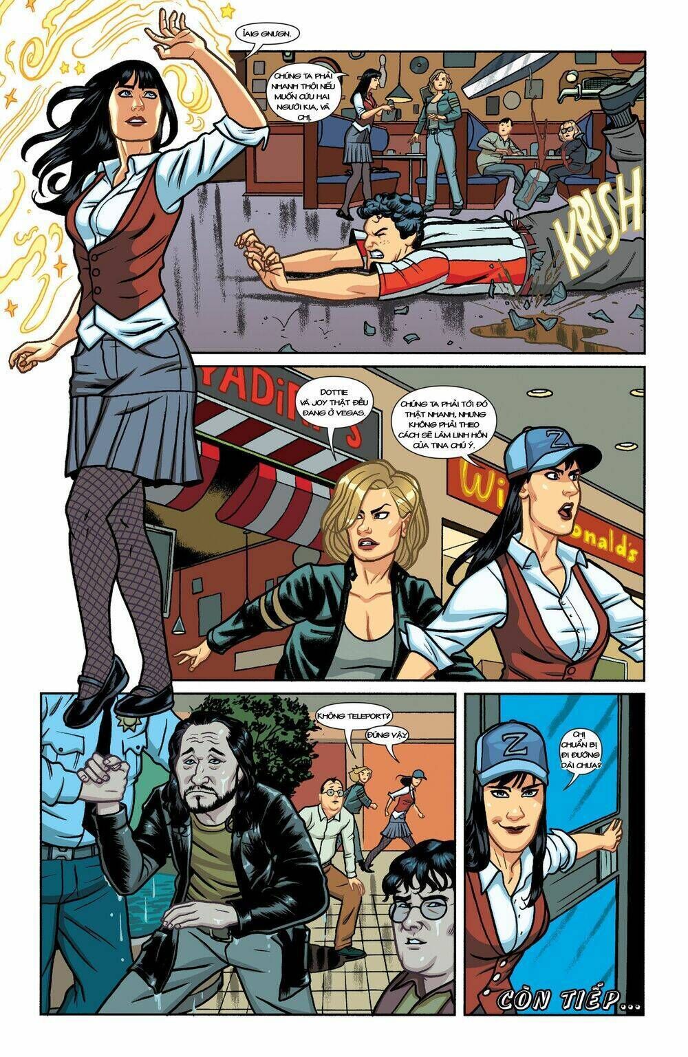 Black Canary and Zatanna - Bloodspell Chapter 2 - Next Chapter 3