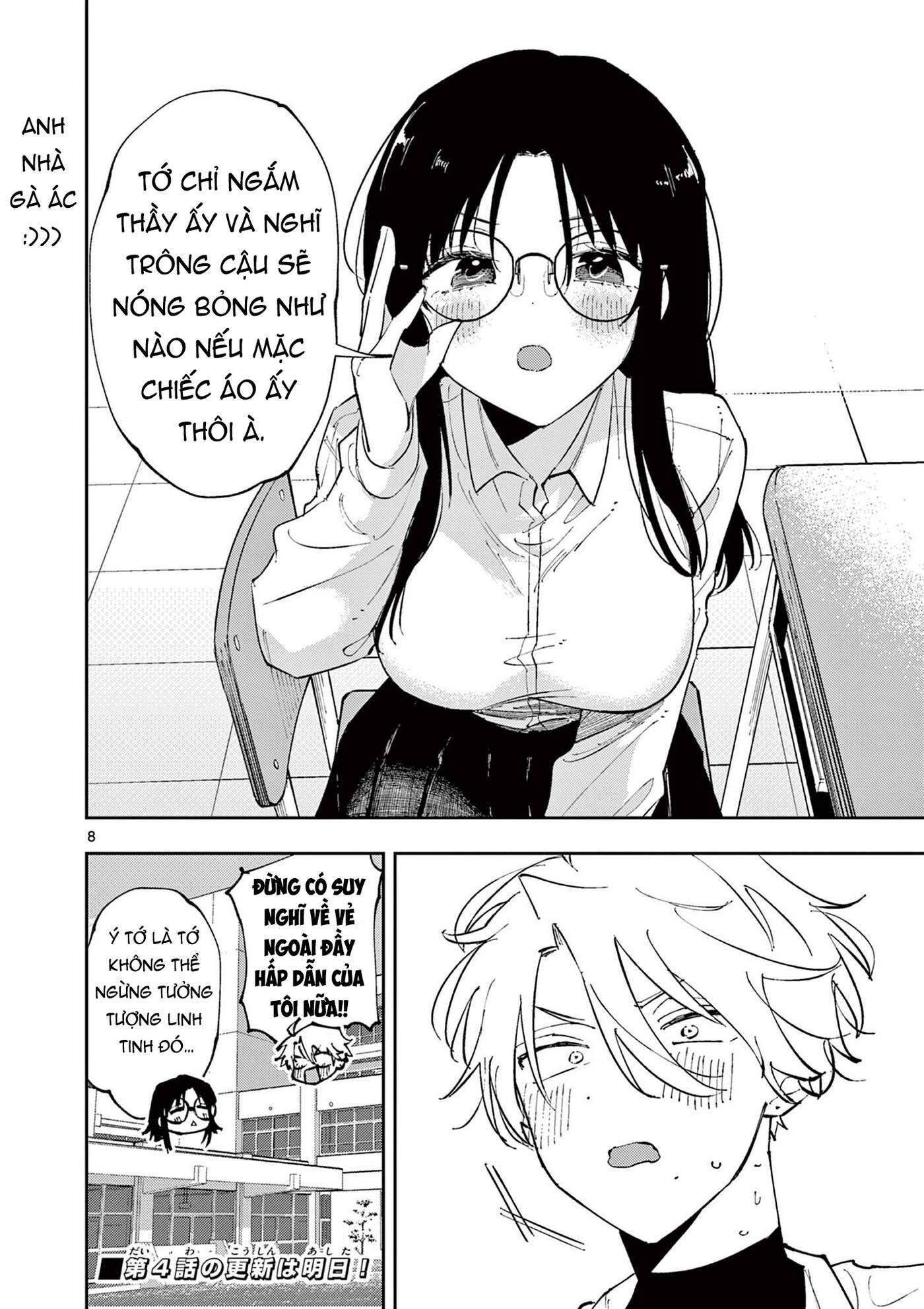 Tonari no Seki no Yatsu ga Souiu Me de Mitekuru Chapter 3 - Trang 1