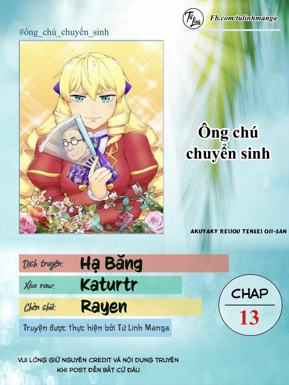 ông chú chuyển sinh - akuyaku reijou tensei oji-san chapter 13 - Next chapter 14