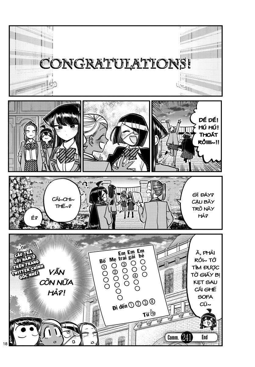 komi-san wa komyushou desu chapter 241 - Next chapter 242