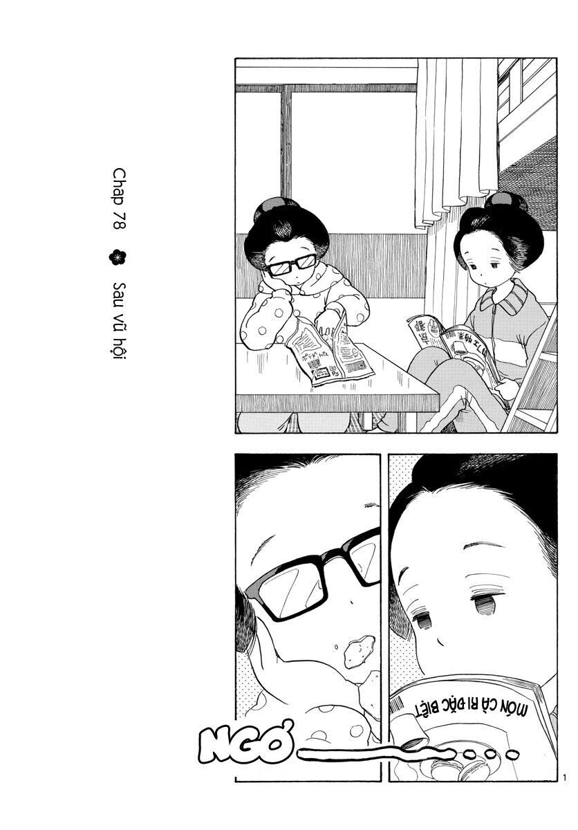 maiko-san chi no makanai-san chapter 78: sau vũ hội - Next chapter 79: suu-chan dậy sớm