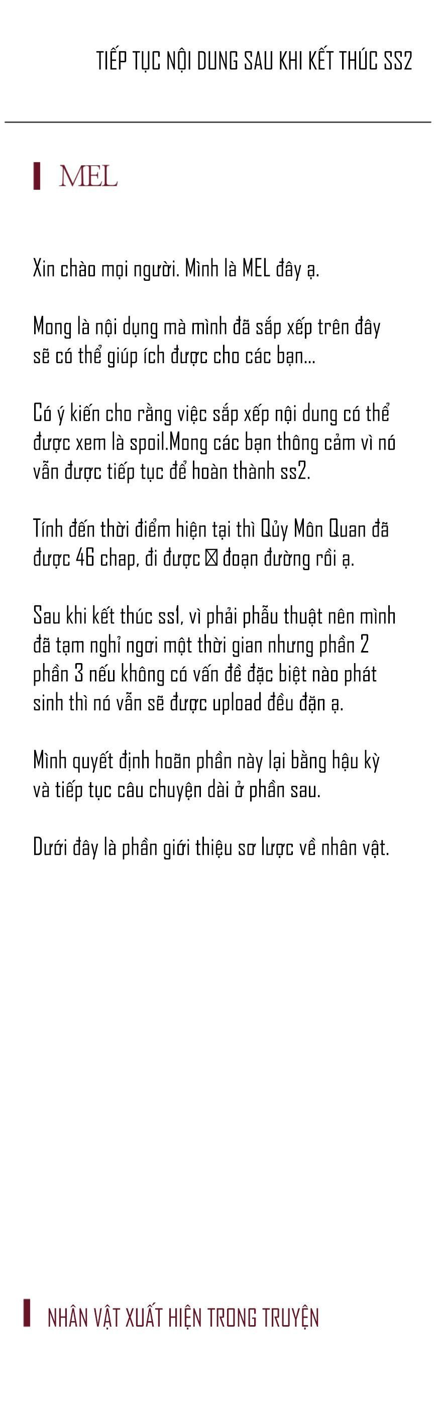 chuyện quỷ môn quan Chapter 46.1 Sơ lược (QT) - Trang 1