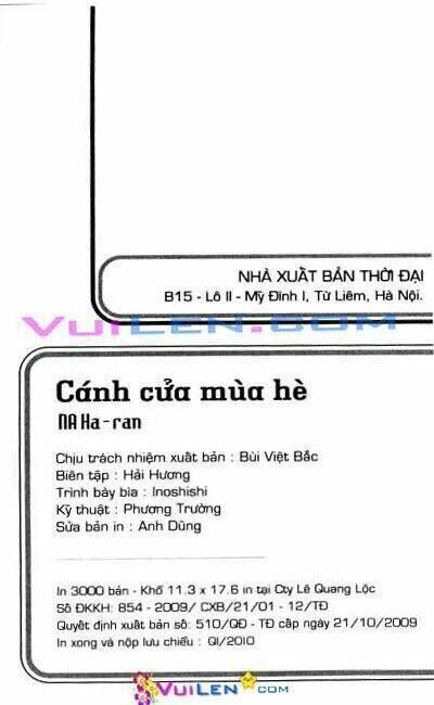 Cánh cửa mùa hè Chapter 6 - Trang 2