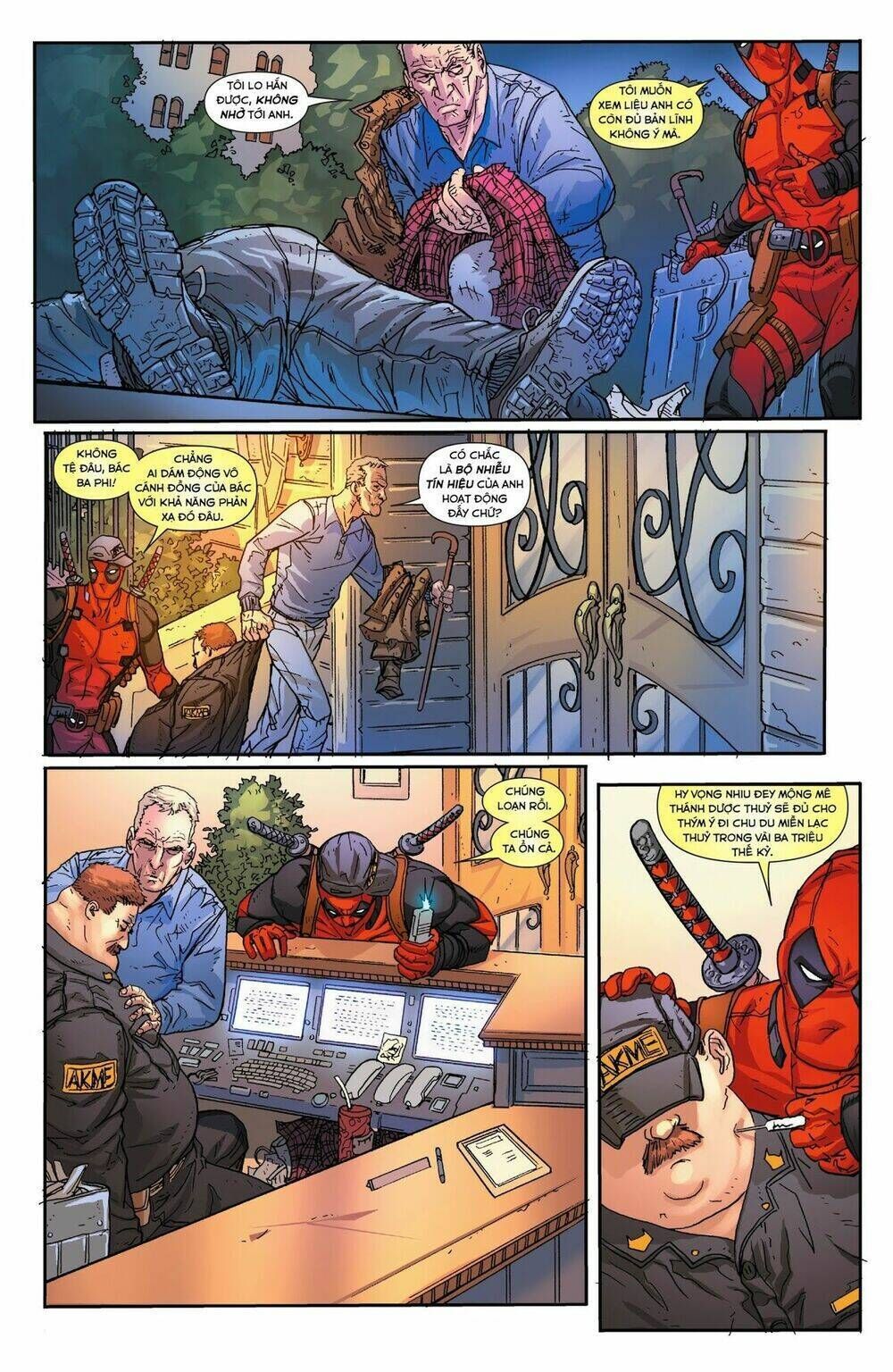 death of wolverine - deadpool & captain america [one shot] chương 1 - Trang 2