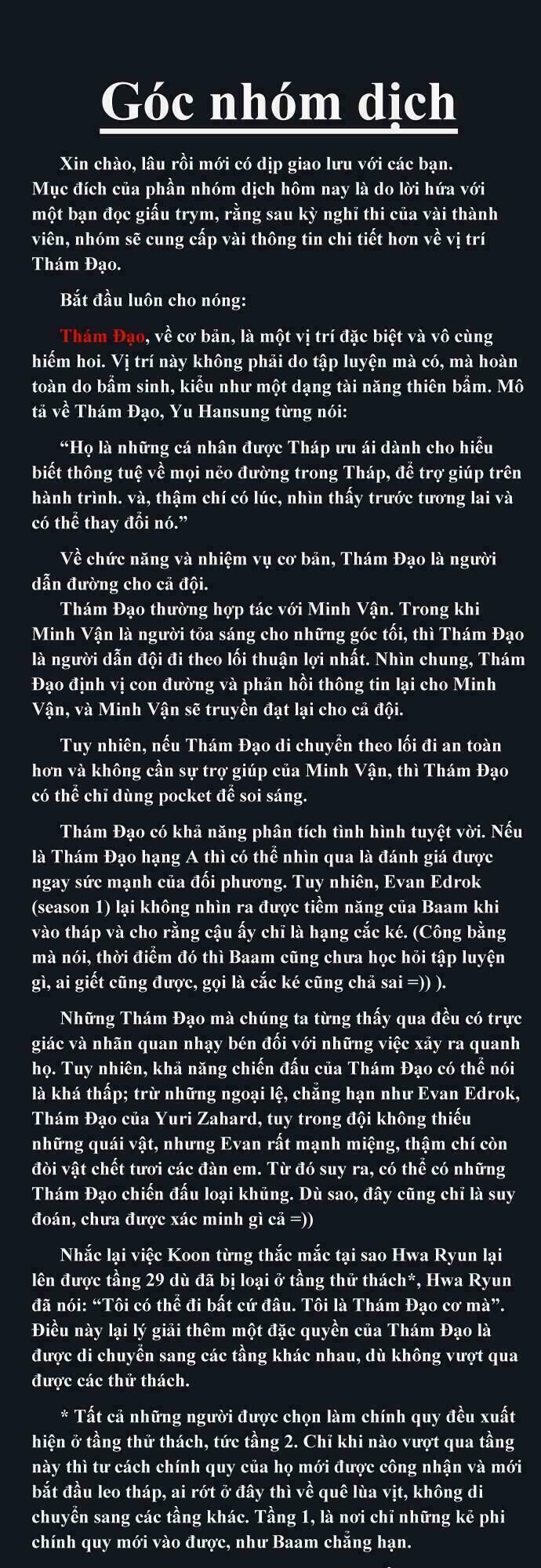 tòa tháp bí ẩn chương 189 - Next chương 190